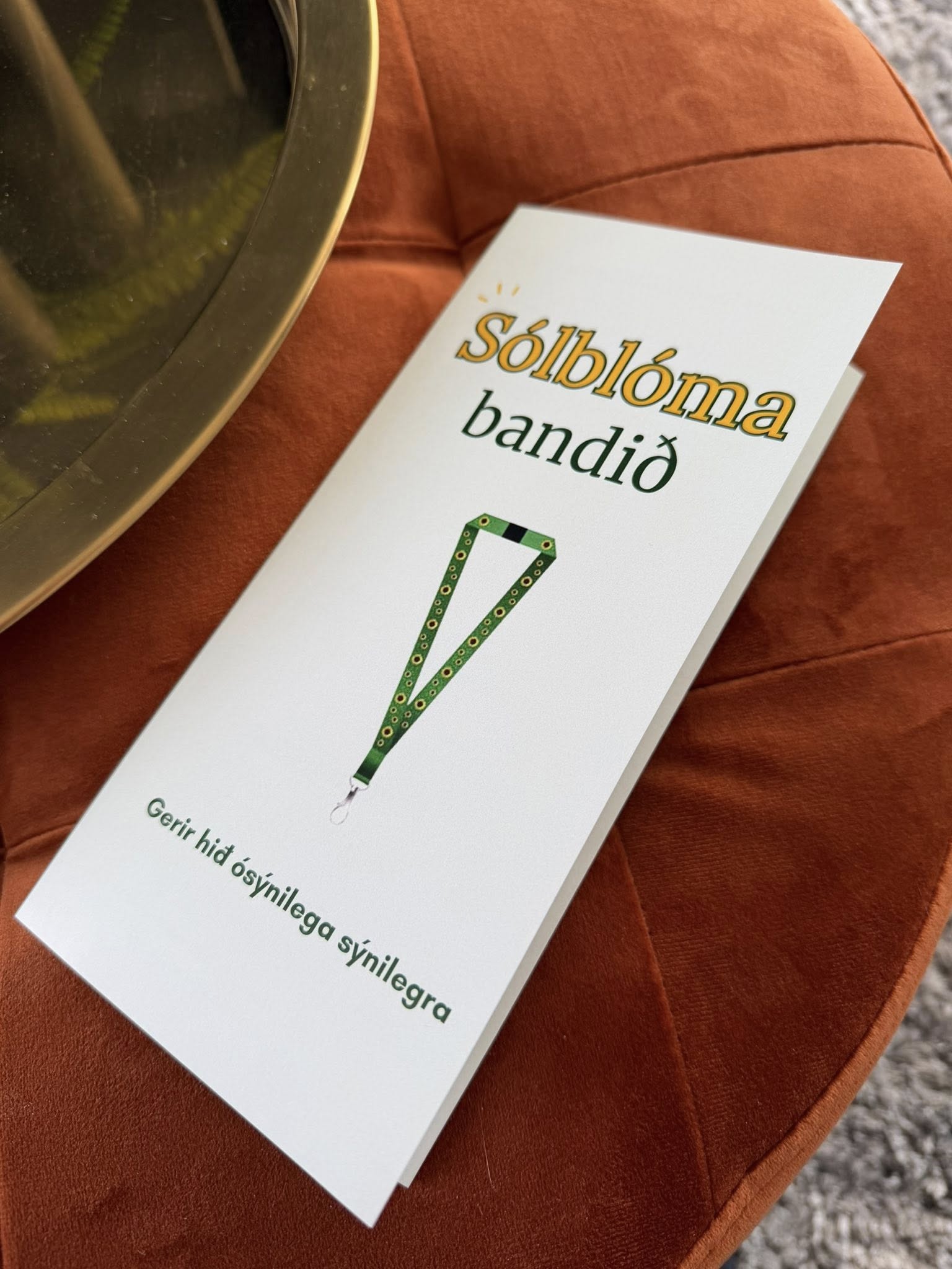 Sólblómabandið bæklingur