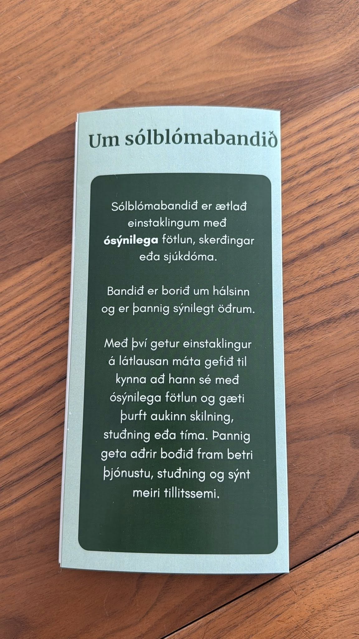 Um sólblómabandið